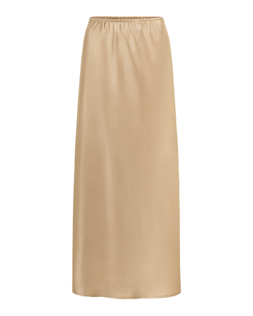Gemsli HW351 32" Nude Silky Taffeta Half Slip myselflingerie.com